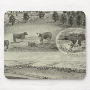 Berry Ranch, Chase und Morris Landkreises, Kansas Mousepad