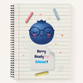Berry Ready for School - Blueberry Back-to-School Notizblock