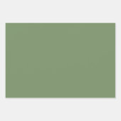 Berry Red Green Birthday Geschenkpapier Set (Vorderseite 2)