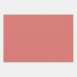 Berry Red Green Birthday Geschenkpapier Set