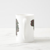 Berry Red Hat Cameo Bone China Tasse (Rückseite)