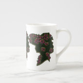 Berry Red Hat Cameo Bone China Tasse (Rechts)