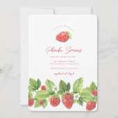 Berry Red Strawberry Brautparty (Vorderseite)