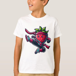 Berry Retro Ninja - 80er Ninja Strawberry T-Shirt