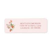 Berry Return Address Label (Vorne)