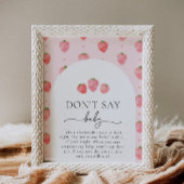 Berry Say Baby Game Sign