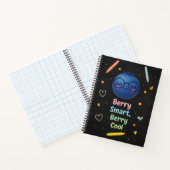 Berry Smart Berry Cool – Blaubeer Tafelbild Notizblock (Innenseite)