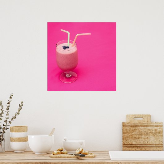 Berry Smoothie Poster (Küche)