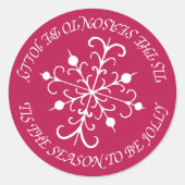 Berry Snowflake Stickers (Vorderseite)