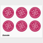 Berry Snowflake Stickers (Blatt)