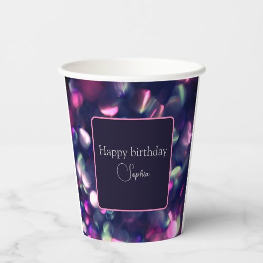 Berry Sparkle Paper Cup Pappbecher (Rückseite)