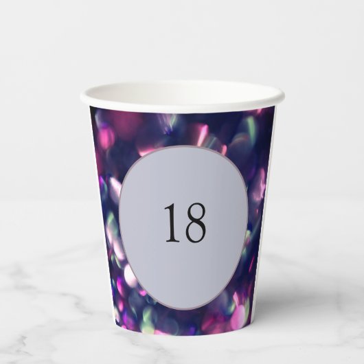 Berry Sparkle Paper Cup Pappbecher (Rückseite)