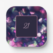 Berry Sparkle Paper Plate Pappteller (Vorderseite)