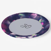 Berry Sparkle Paper Plate Pappteller (Schrägansicht)