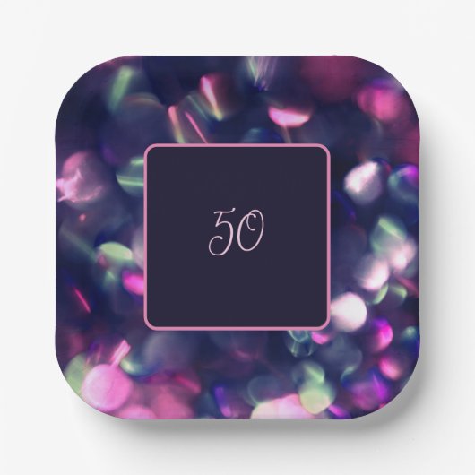 Berry Sparkle Paper Plate Pappteller (Vorderseite)