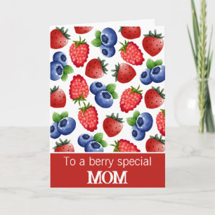 Berry Special Mama Mixed Berries Geburtstag Karte