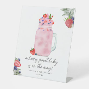 Berry Special Smoothie Babydusche Sockelschild