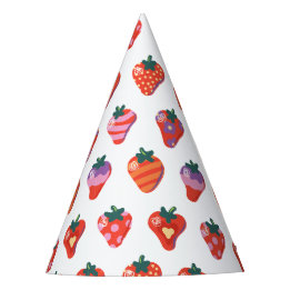 Berry Special Strawberry Birthday Partyhütchen