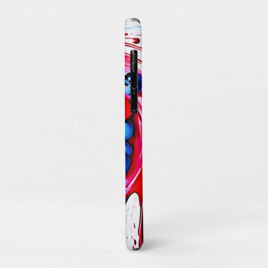 Berry Splash: Colour Burst Case-Mate iPhone Hülle (Hinten/Links)