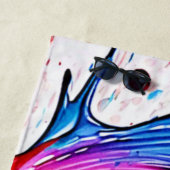 Berry Splash: Colour Burst Strandtuch (Beispiel)