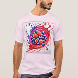 Berry Splash: Colour Burst T-Shirt