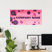 Berry Stains Banner Background Poster (Heimbüro)