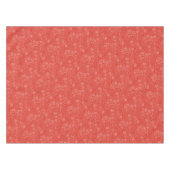 Berry Strawberry Cherry White Hand drawn Modern. Tischdecke (Vorderseite (Horizontal))