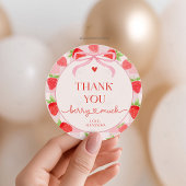 Berry Strawberry  Runder Aufkleber