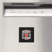 Berry Strong - Funny Bodybuilding Workout Puff Magnet (In Situ (Geschirrspüler))