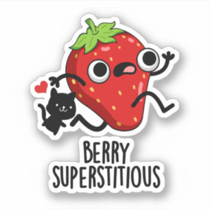 Berry Superstively Funny Frucht Pub Aufkleber