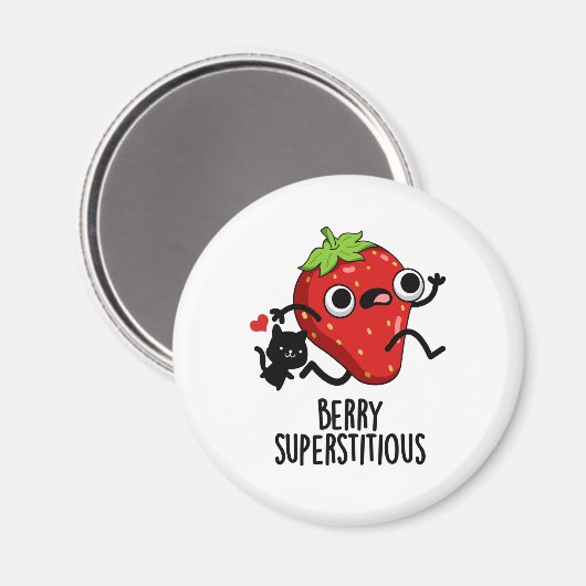 Berry Superstively Funny Frucht Pub Magnet (Vorderseite/Rückseite)