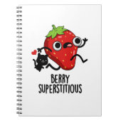 Berry Superstively Funny Frucht Pub Notizblock (Vorderseite)