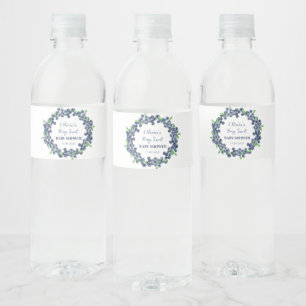 Berry süße Babyparty Blaubeer Baby Mädchen Junge Wasserflaschenetikett