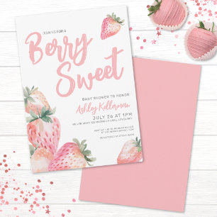 Berry Süße Babyparty Einladung