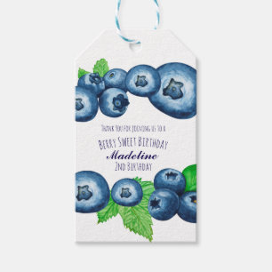 Berry süße Blaubeeren Geburtstag Geschenkanhänger