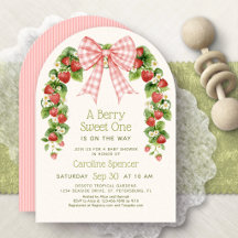 Berry süße Erdbeer-Bogen-Baby-Party