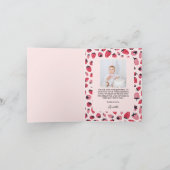 Berry Sweet 1. Geburtstag Dankeskarte (Innenseite)