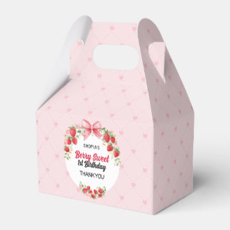 Berry Sweet 1. Geburtstag Geschenkschachtel