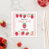 Berry Sweet 1. Geburtstag Serviette (Beispiel)