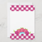 Berry Sweet 2. Geburtstag Einladung (Rückseite)