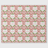 Berry Sweet 5th Birthday Strawberry Party Geschenkpapier (Flach)