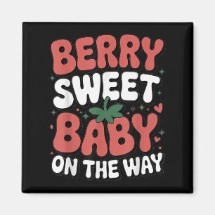Berry Sweet Baby auf dem Weg Niedliche Erdbeerschw Magnet