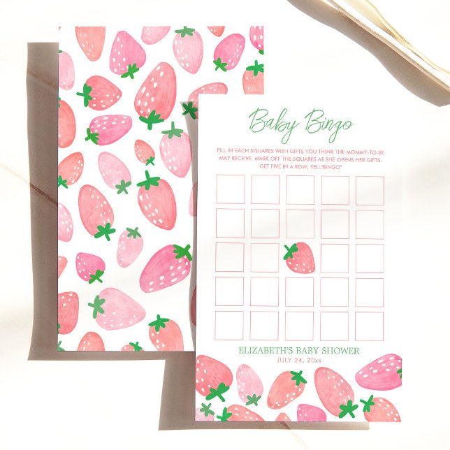 Berry Sweet Baby Bingo Baby Showspiel (Von Creator hochgeladen)