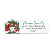 Berry Sweet Baby Blue Strawberry Bear Cub Adresse (Vorne)