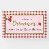 Berry Sweet Baby Duschbanner Banner (Horizontal)