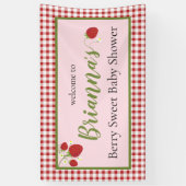 Berry Sweet Baby Duschbanner Banner (Vertikal)