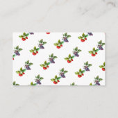 Berry Sweet Baby Duschbücher für Baby Begleitkarte (Rückseite)