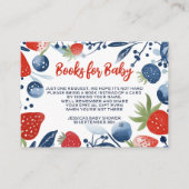 Berry Sweet Baby Duschbücher für Baby Begleitkarte (Vorderseite)