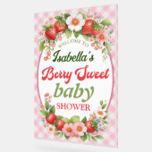 Berry Sweet Baby Dusche Begrüßungszeichen Acrylschild (Winkel)