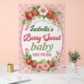 Berry Sweet Baby Dusche Begrüßungszeichen Acrylschild (Hochzeit)